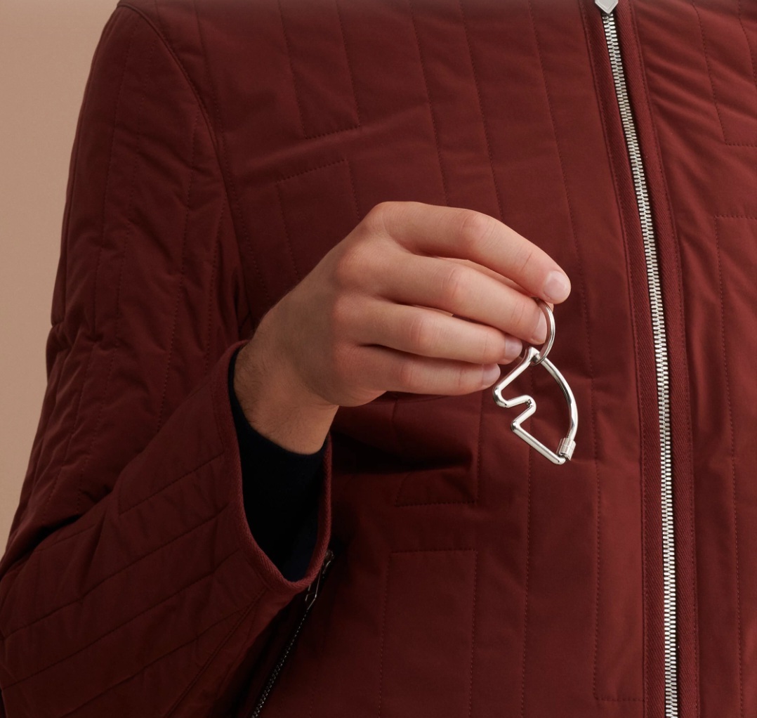 Hermes Cheval horse key ring