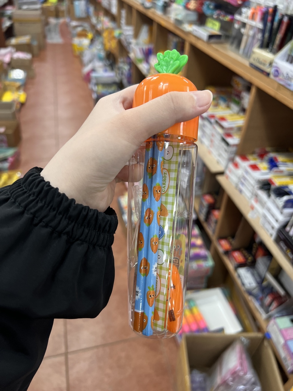 韓國日用品代購_紅蘿蔔文具組