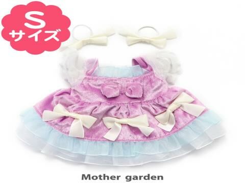 Usamomo萌兔桃桃-娃娃更衣衣服 華麗連身裙   22cm娃娃用