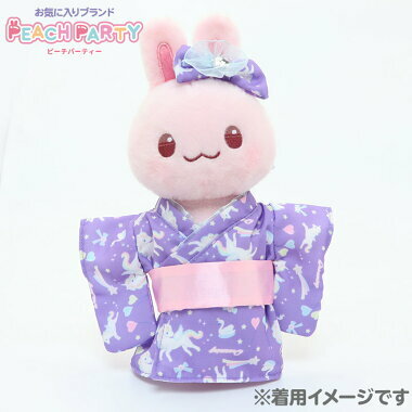 Usamomo萌兔桃桃-絨毛娃娃更衣配件-獨角獸浴衣  22cm專用