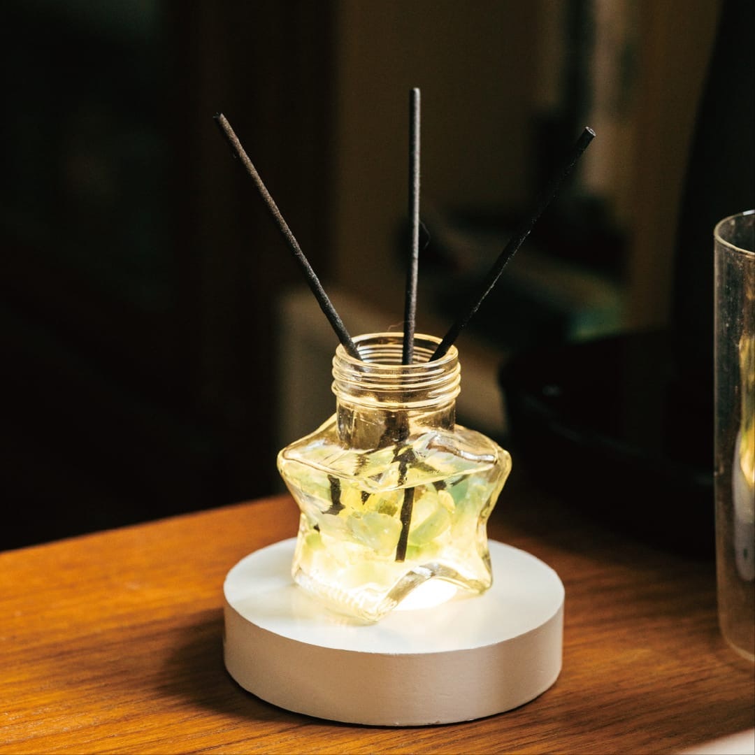 Montagne 伯利恆之星三色水晶擴香瓶夜燈組