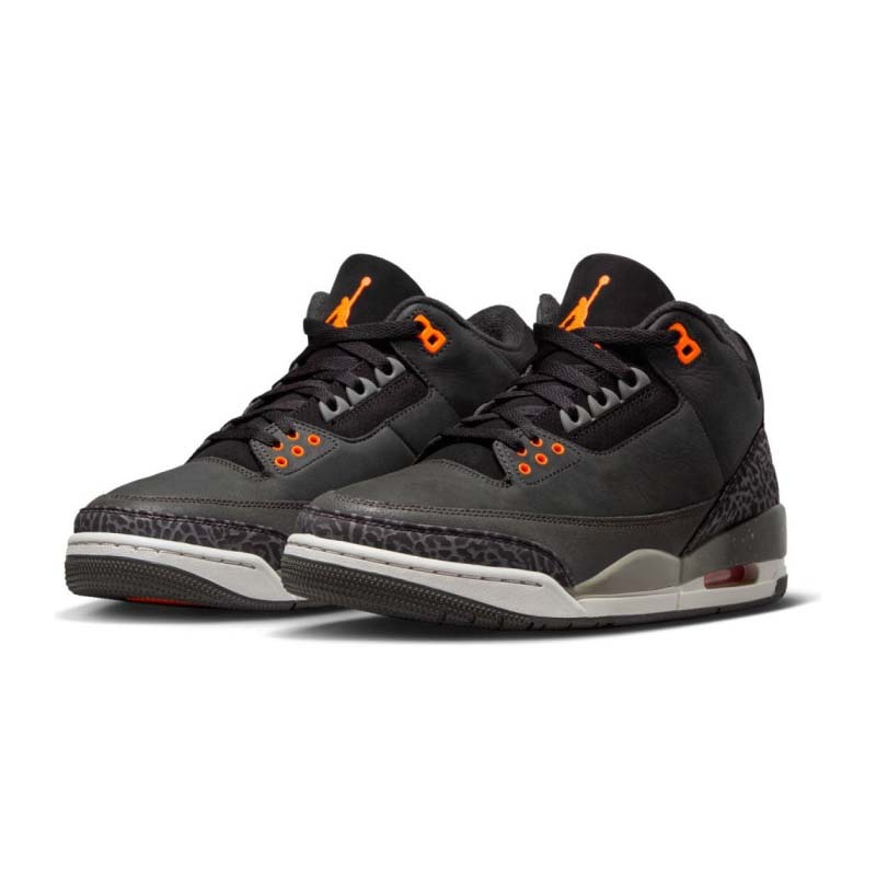 Air Jordan 3 " Fear " 恐懼 爆裂紋 黑橘 男款 CT8532-080 [台灣現貨]
