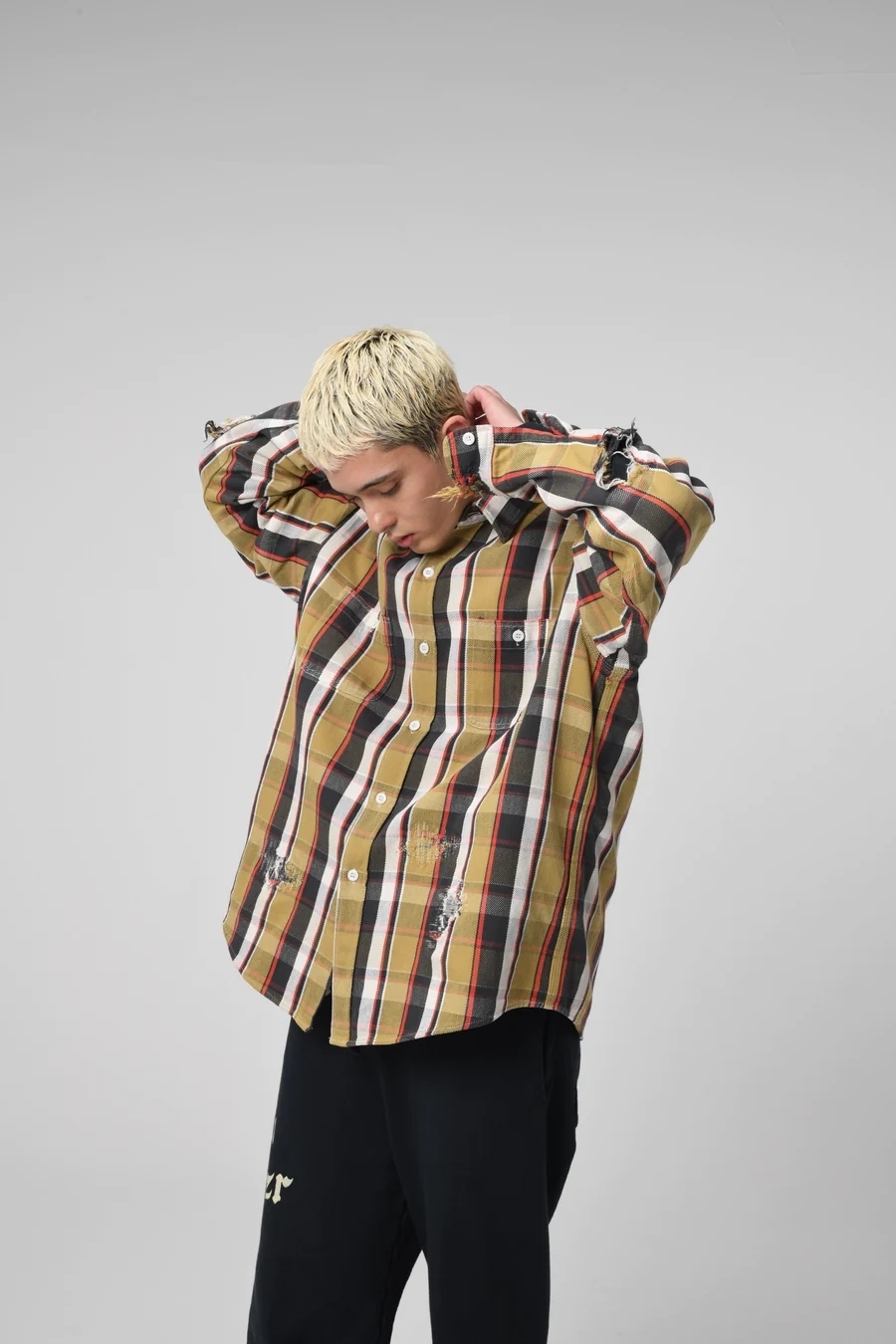 BOW WOW - REPAIR AGEING FLANNEL SHIRTS / 2COLORS
