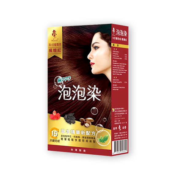 【夢17】草本泡泡染單-楓糖紅12ml