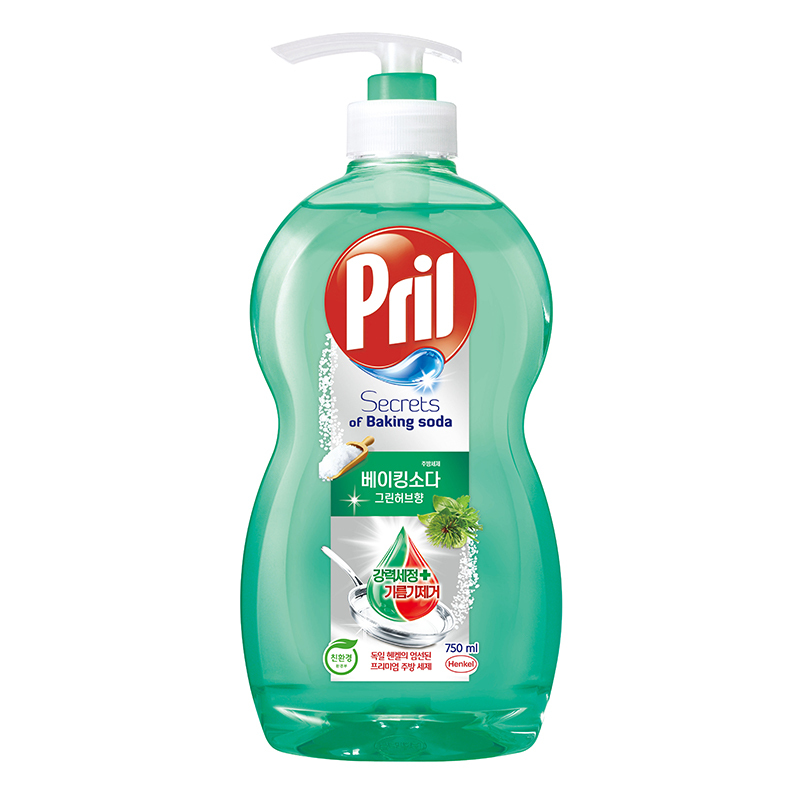 【Pril淨麗】小蘇打高效洗碗精-草本750ml