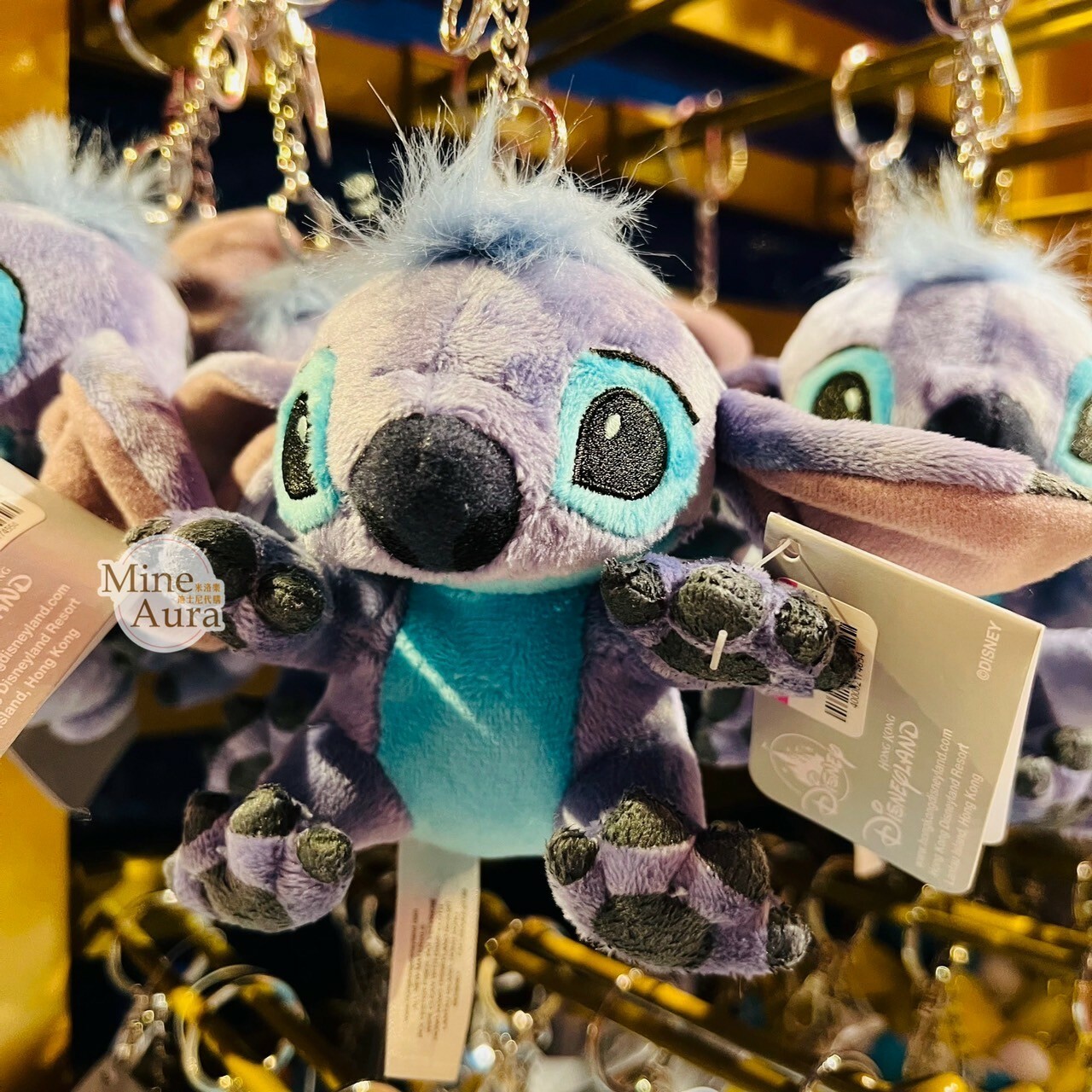 史迪奇 Stitch 絨毛 鑰匙圈 吊飾 星際寶貝 Lilo & Stitch -香港迪士尼樂園
