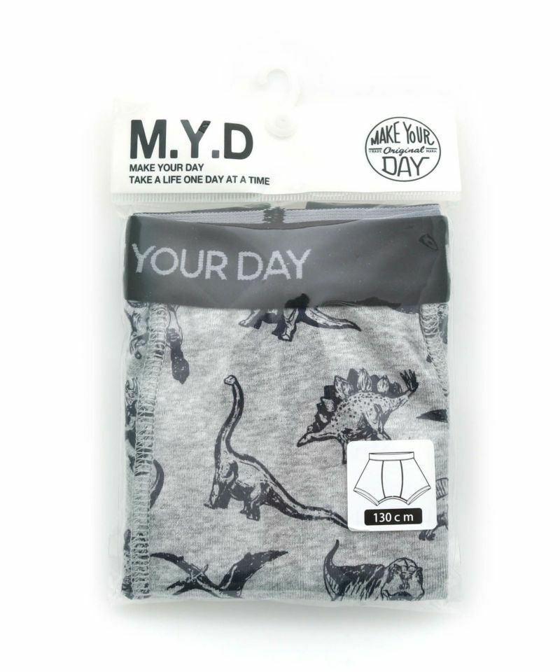 日本 MYD 男孩 恐龍 純棉四角小褲組合 (3件一組) Y390506