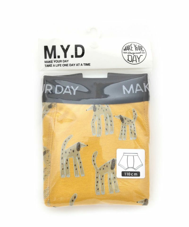 日本 MYD 男孩 臘腸狗 純棉四角小褲組合 (3件一組) Y390507