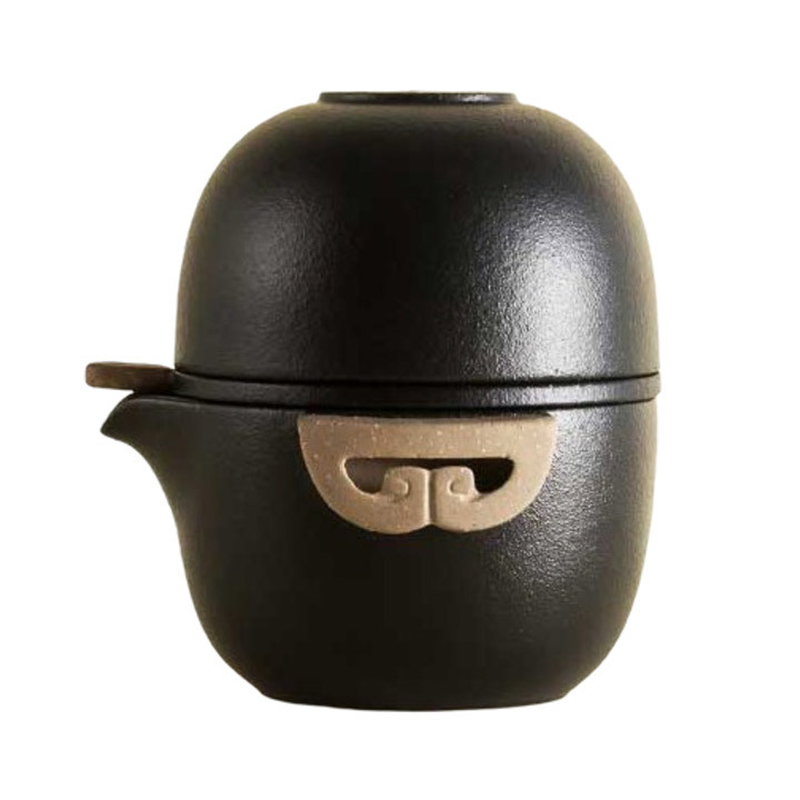 樂活陶器 【羊羊喜器隨手泡】攜行裝 快客杯 旅行組