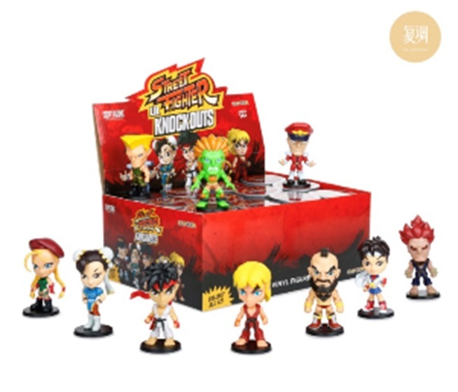 Cryptozoic 盒玩 快打旋風 Knockouts Series1 全12種 隨機出貨一個