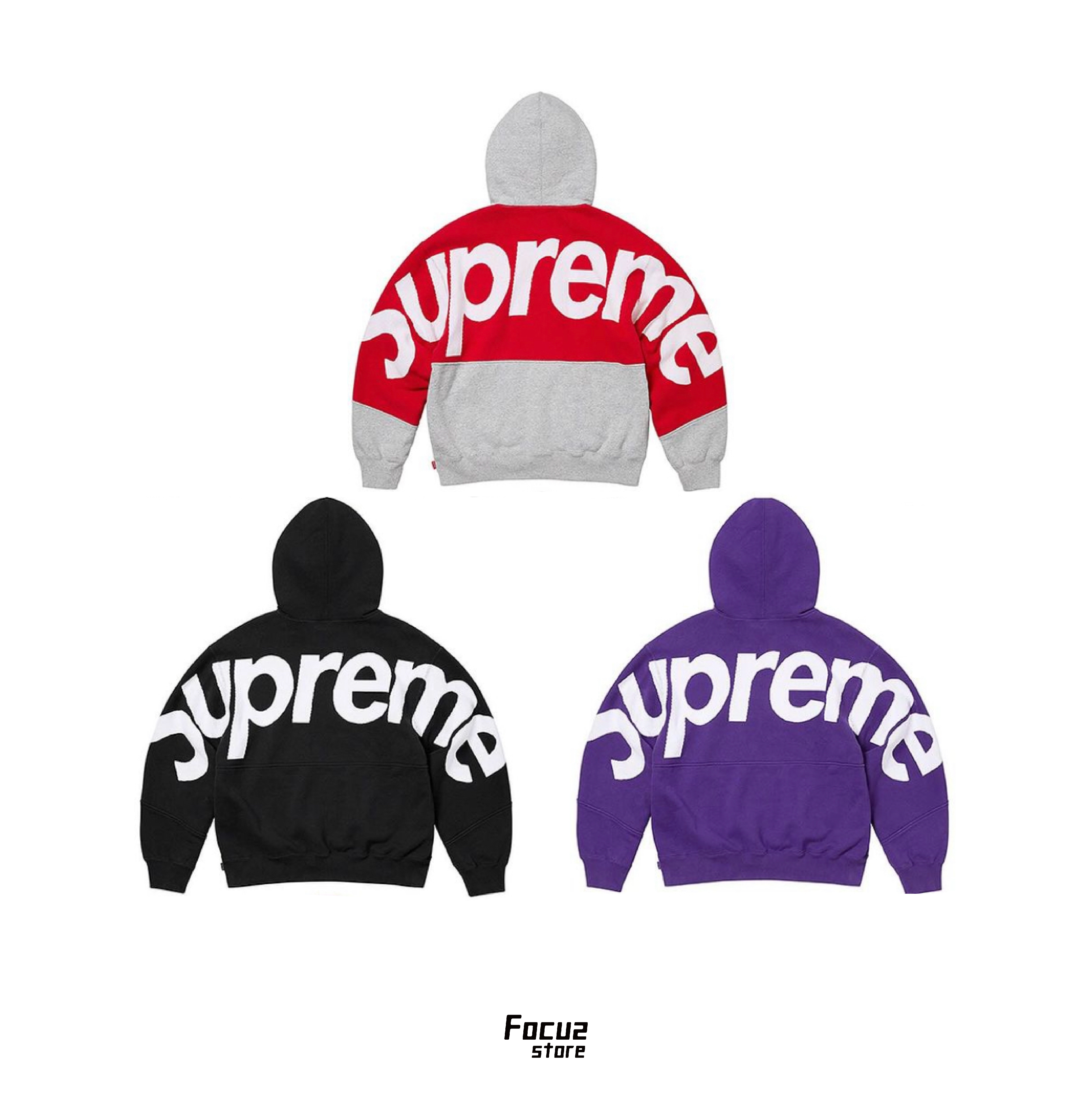 【Focus Store】客訂賣場 Supreme FW23 Week13 Big Logo Jacquard Hooded Sweatshirt 帽T