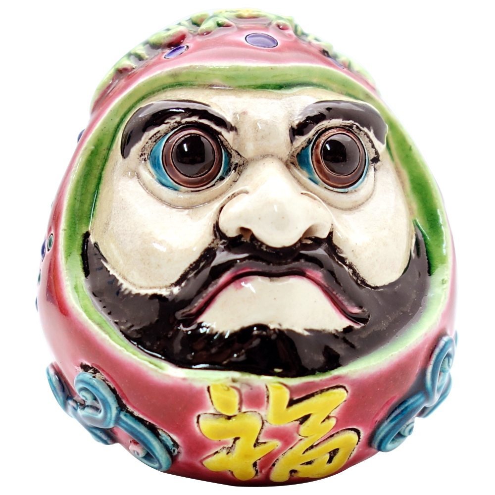 交趾陶開運擺飾文鎮｜達摩