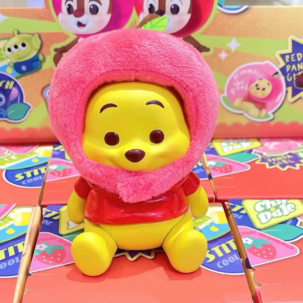 迪士尼水果頭套系列 公仔 盲盒 吊飾 ６款