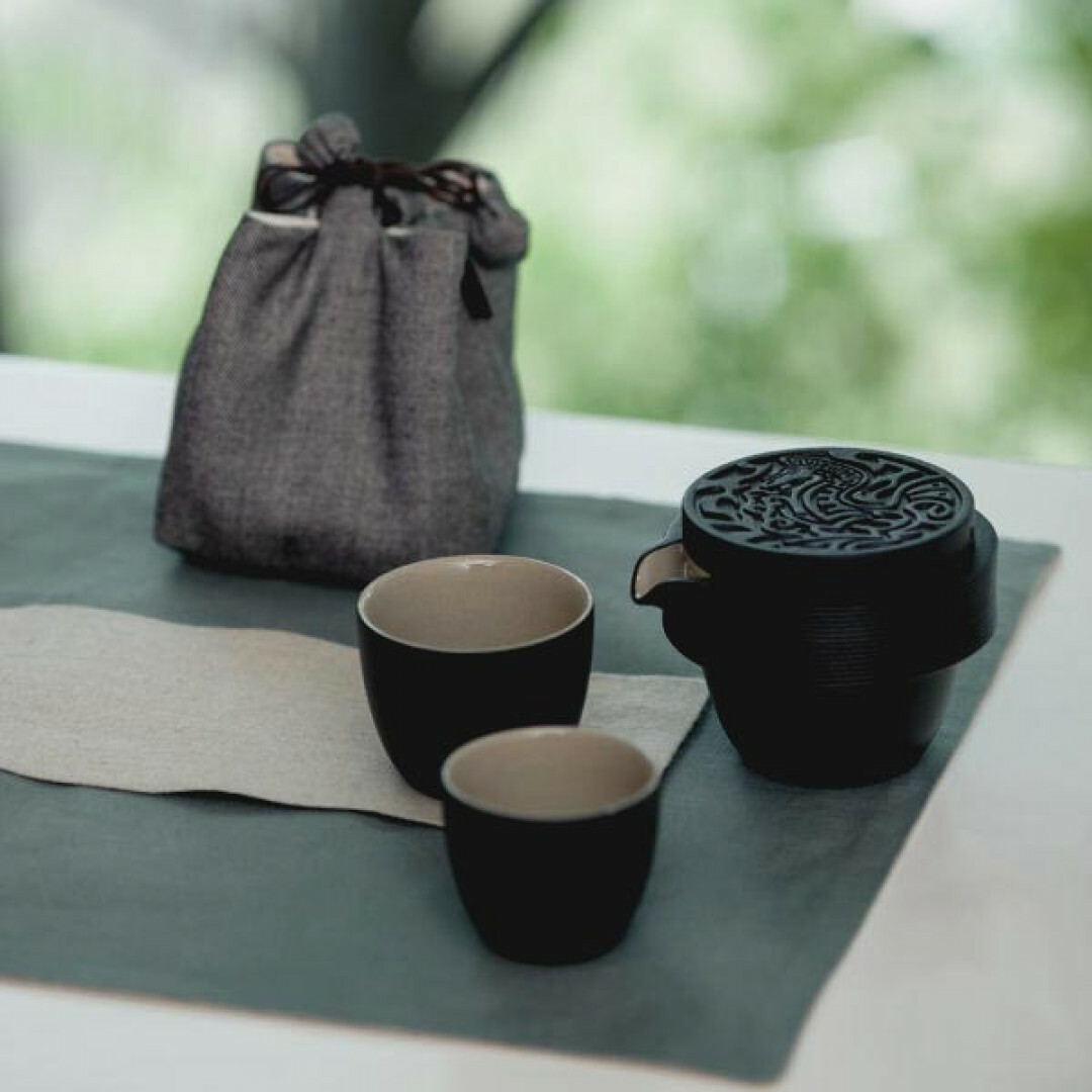 樂活陶器 【寶馬奔馳旅行組 】一壺兩杯搭配壺袋 好評推薦