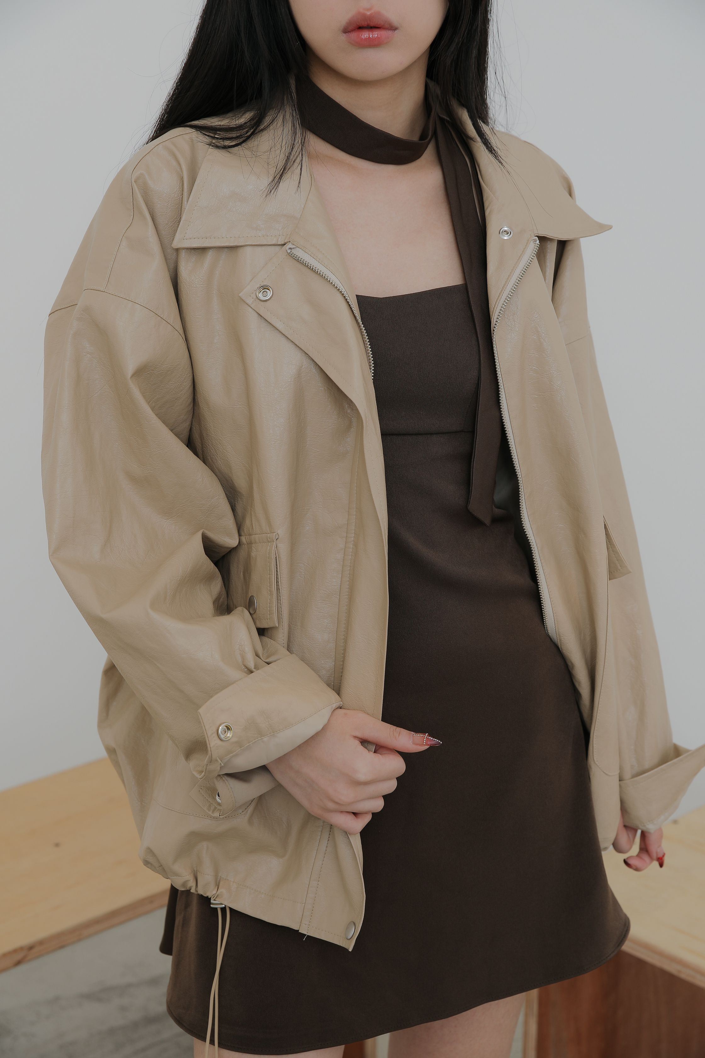 Leather Over Jacket #皮衣