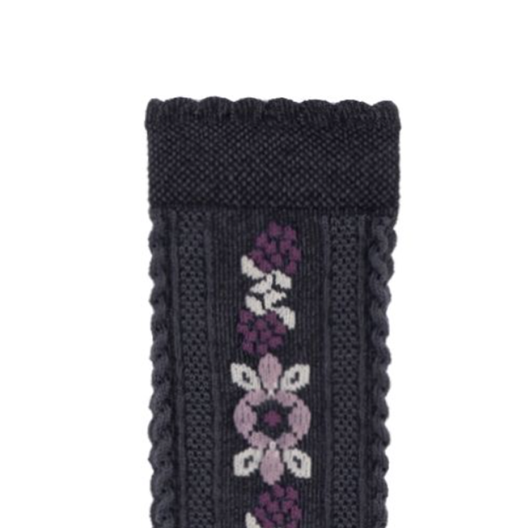 Collégien-Dalia Sock 緹花及膝襪(Pierre de Volvic)