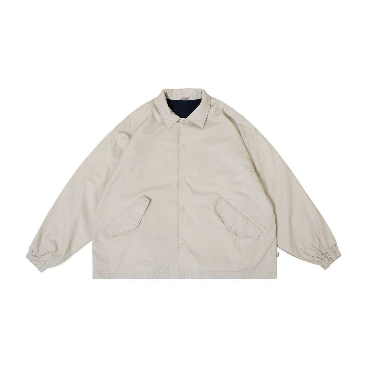 ANST 搖粒絨教練夾克 杏色/黑色AN.27