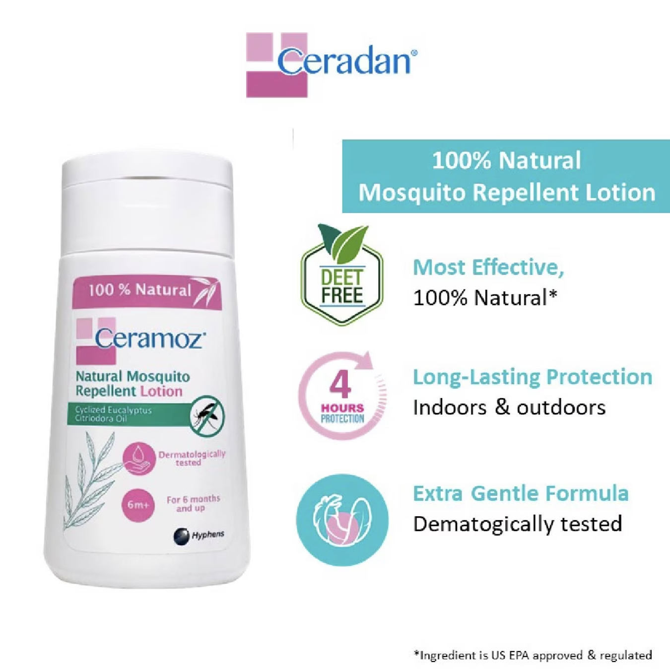 Ceramoz® 天然驅蚊乳液