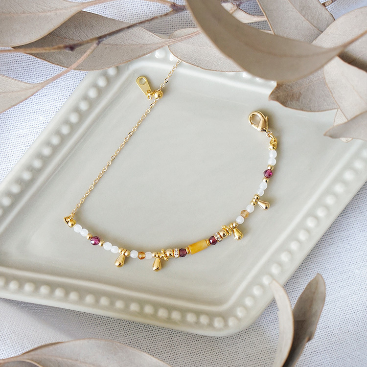 《官網限定》俏皮精靈 – 黃玉 – 手鍊