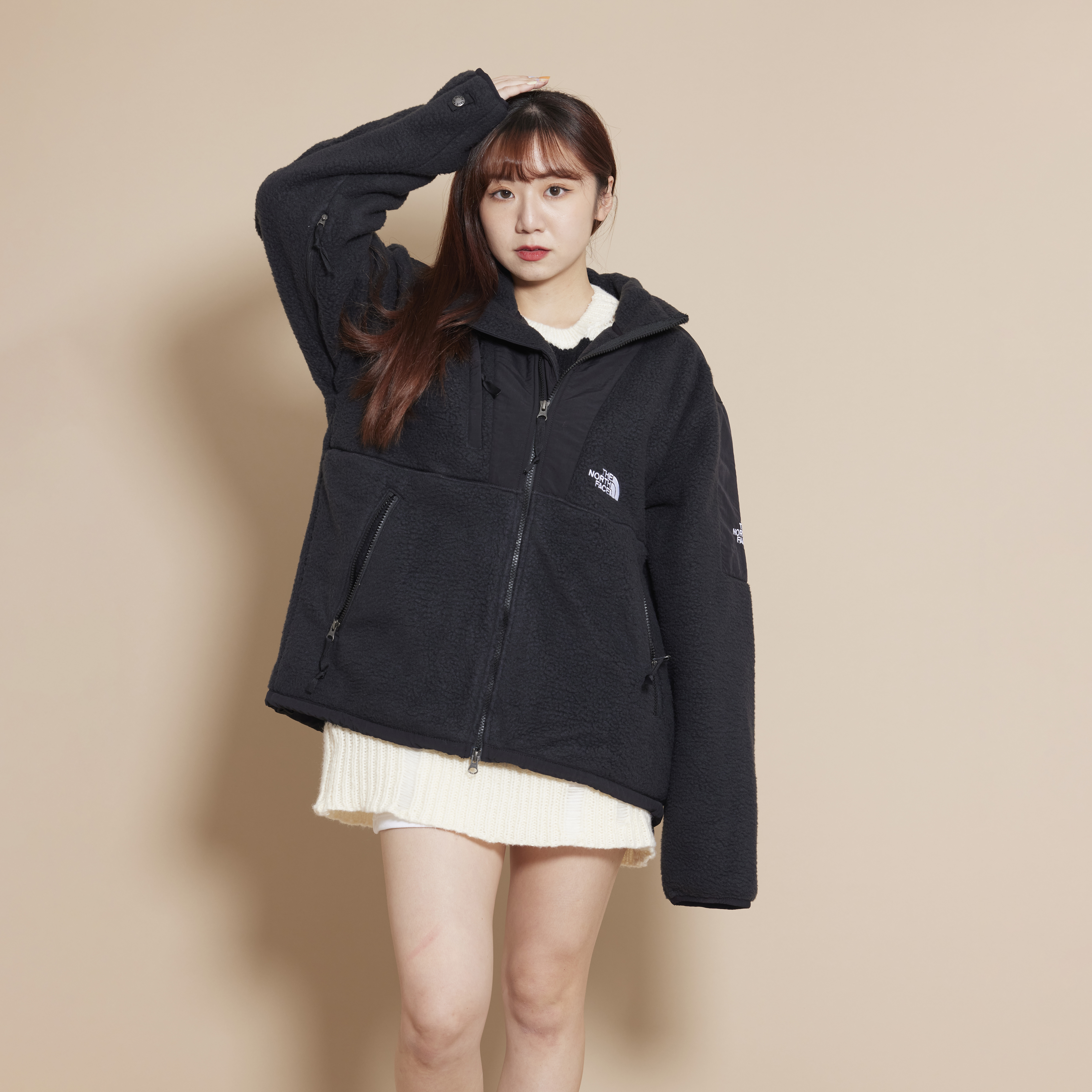 -(E5d04)-The North Face Men's Denali Jacket 防潑水 絨毛外套-NF0A7URI 黑色(JK3)