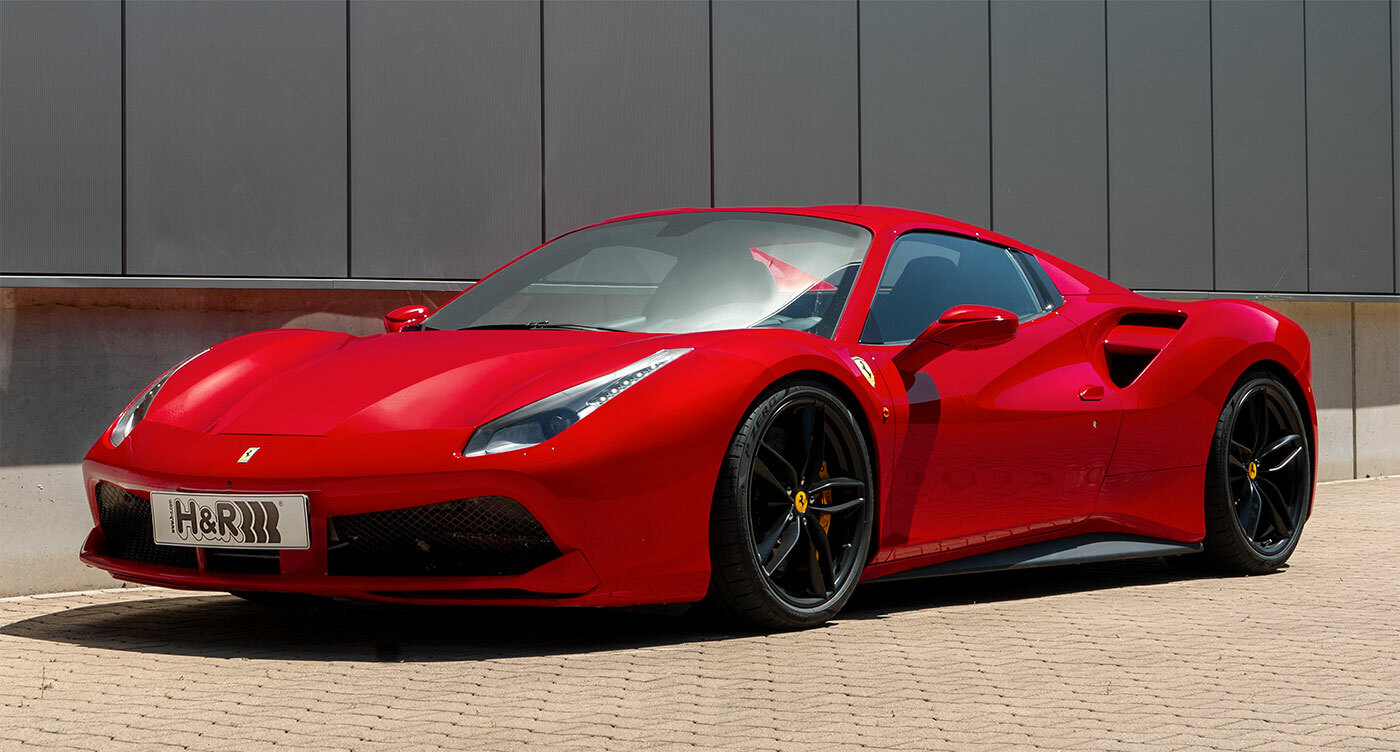 H&R 短彈簧組 FERRARI 488 GTB