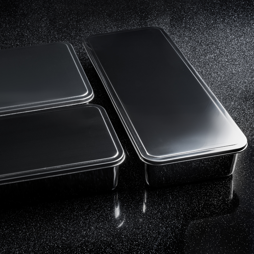 《遠藤商事》日本製304不鏽鋼製附蓋多格調味備料盒中型款(長型4入)