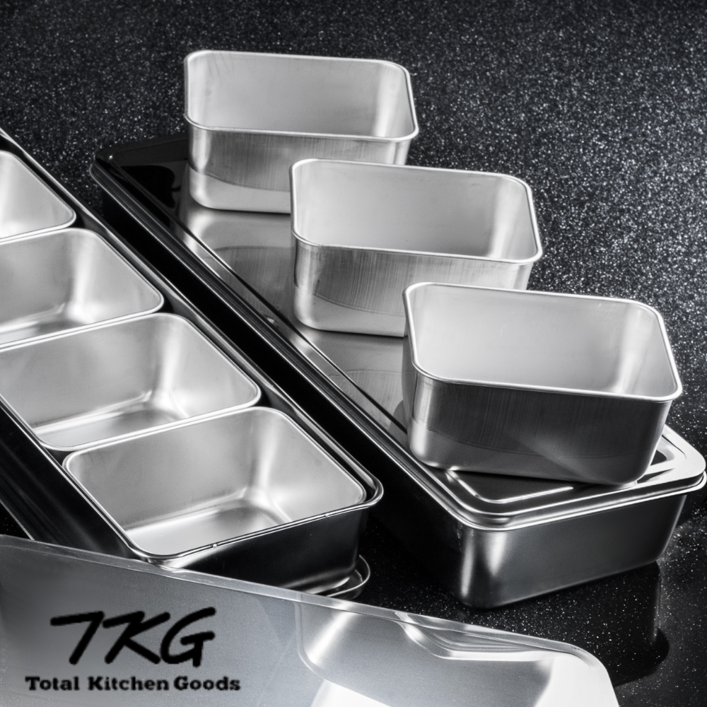 《遠藤商事》日本製304不鏽鋼製附蓋多格調味備料盒中型款(長型4入)