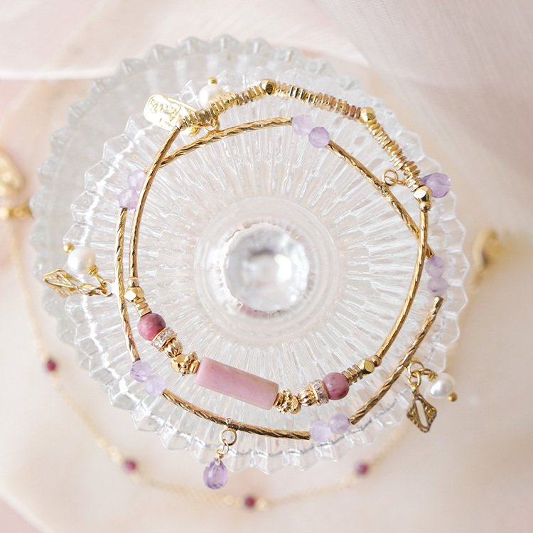 ｜桃花｜京都藝伎小夜曲 – 紅紋石 – 手鍊