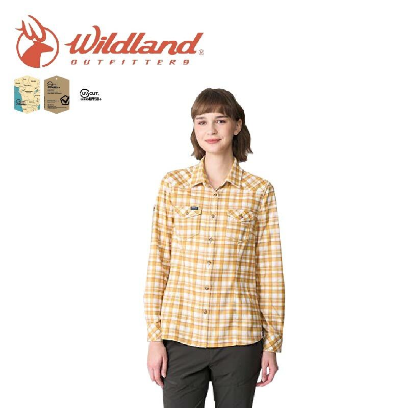 Wildland 荒野 女 格紋內刷毛保暖襯衫(3色) 出國/旅行/露營/徒步/日常 13WB12201