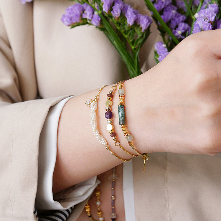 ｜貴人運｜京都藝伎小夜曲 – 水草瑪瑙 – 手鍊