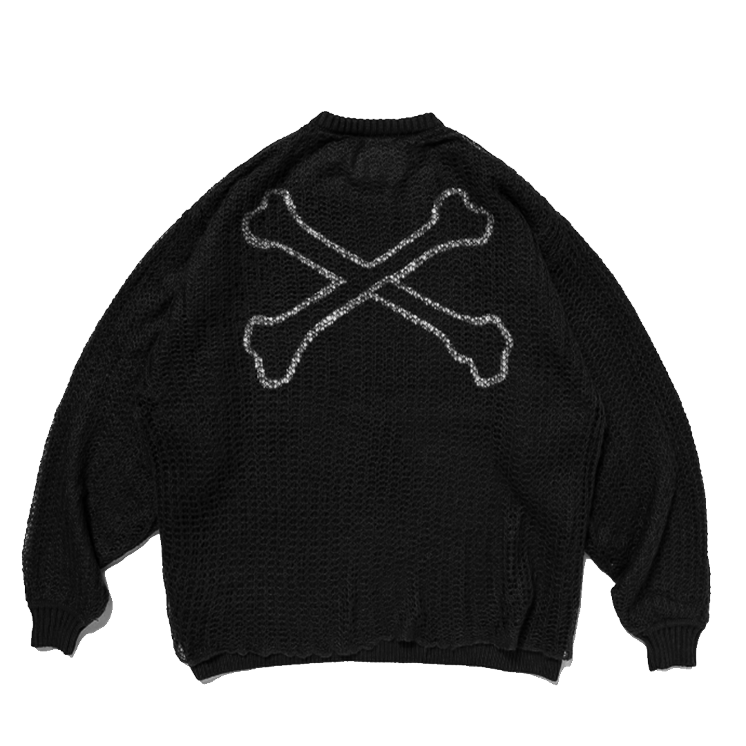 WTAPS BR / SWEATER / ACRYLIC. X3.0 背後骨頭針織| FLOMMARKET