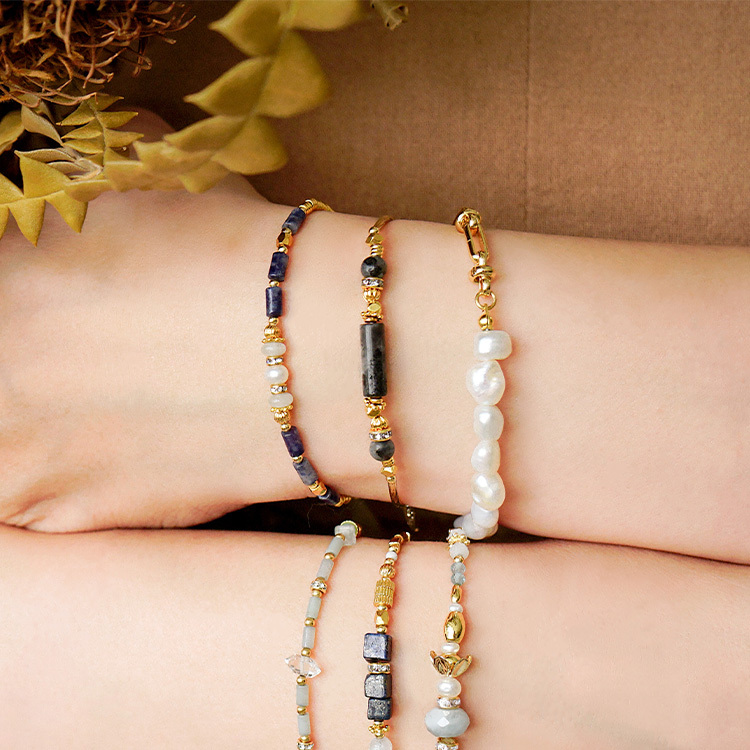 ｜正能量｜京都藝伎小夜曲 – 拉長石 – 手鍊