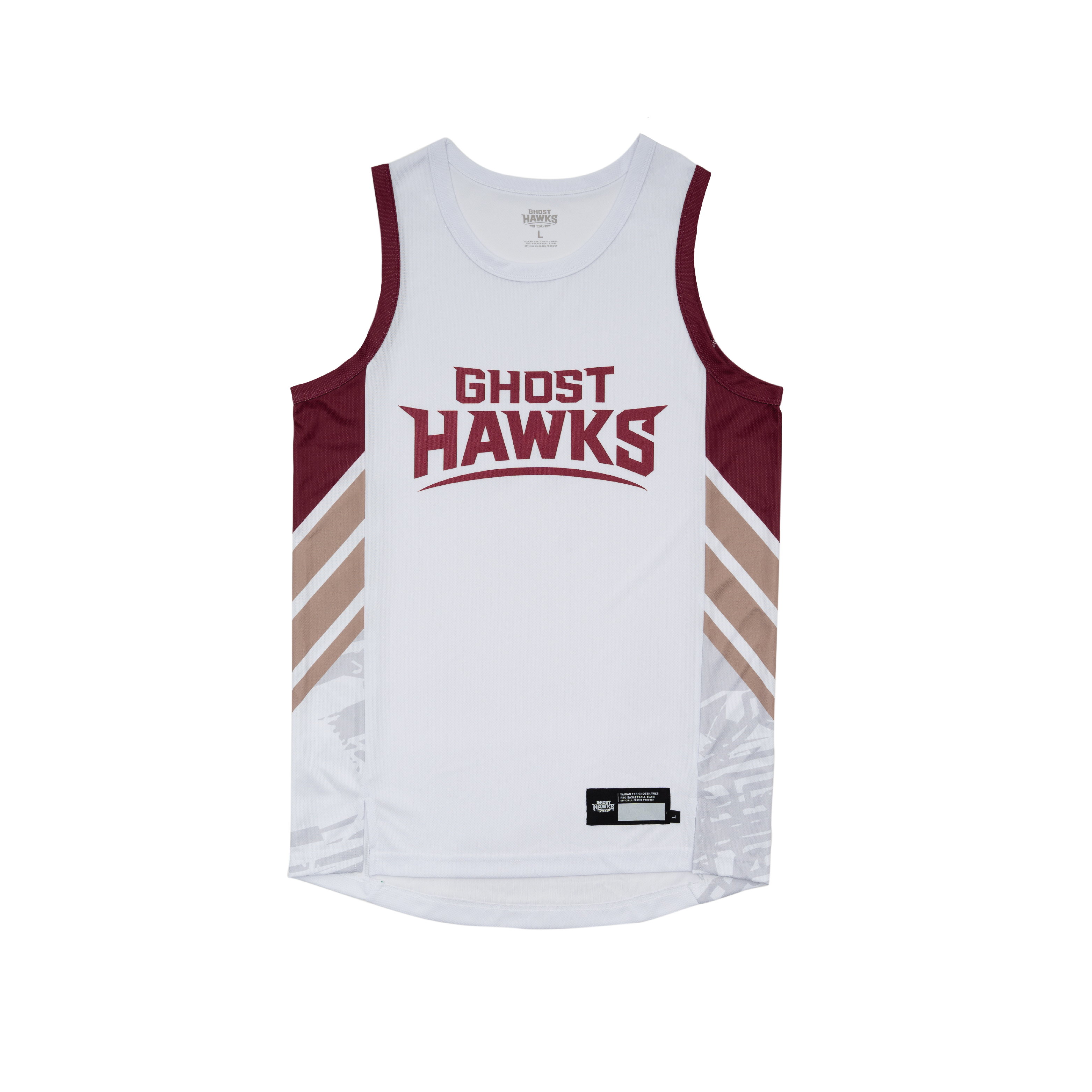 GHOSTHAWKS 主戰球衣｜晶耀白