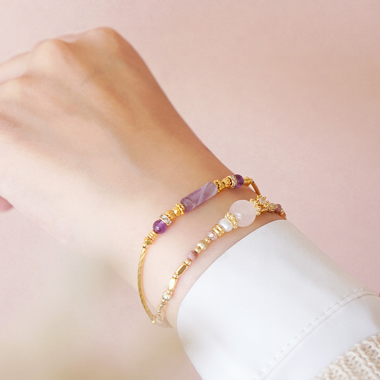 ｜貴人運｜京都藝伎小夜曲 – 紫水晶 – 手鍊