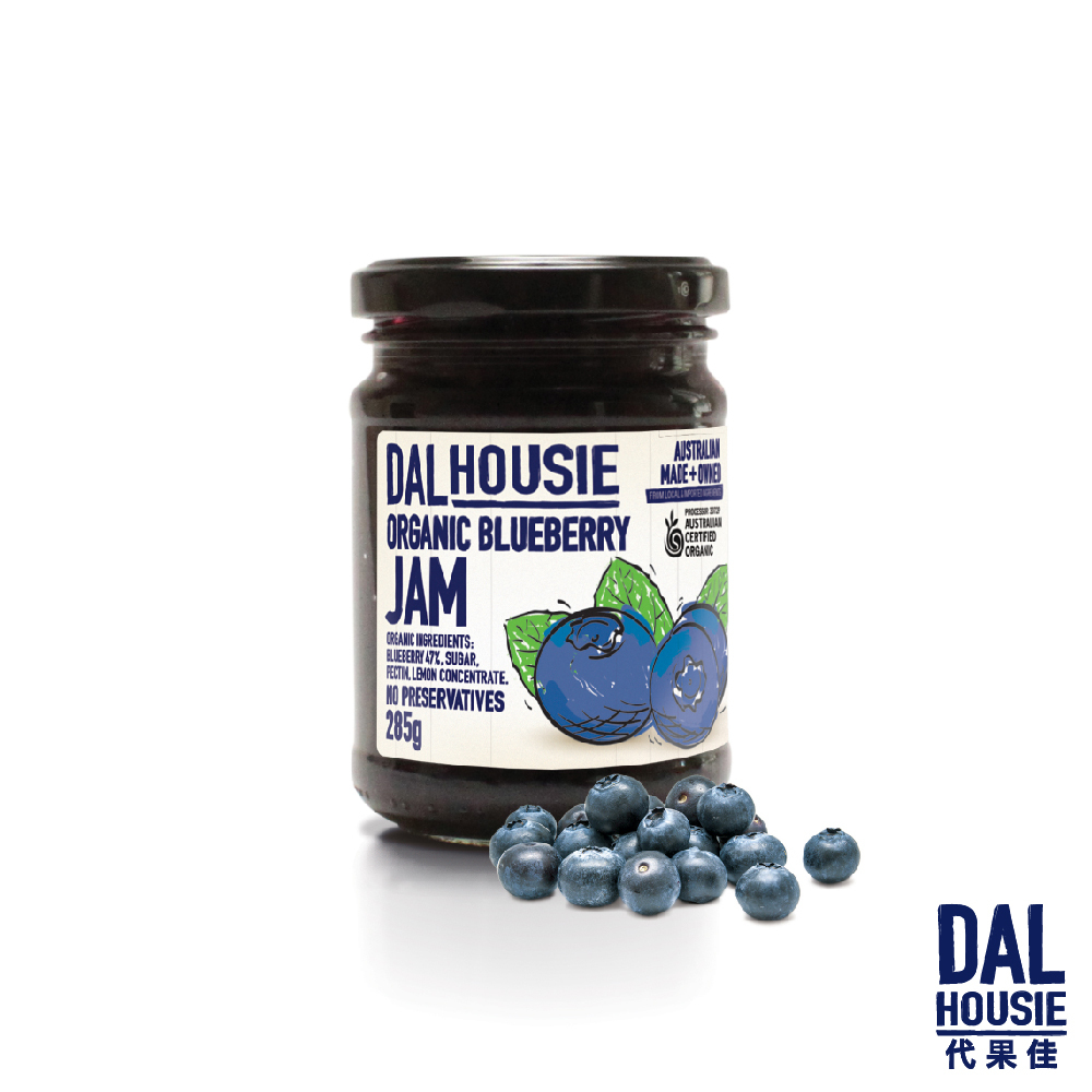 【森食良品】代果佳有機藍莓果醬285g