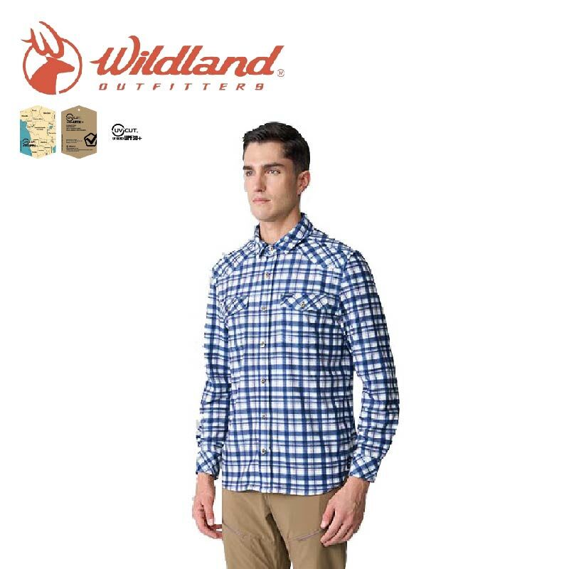 Wildland 荒野 男 格紋內刷毛保暖襯衫(3色) 出國/旅行/露營/徒步/日常 13WB12202
