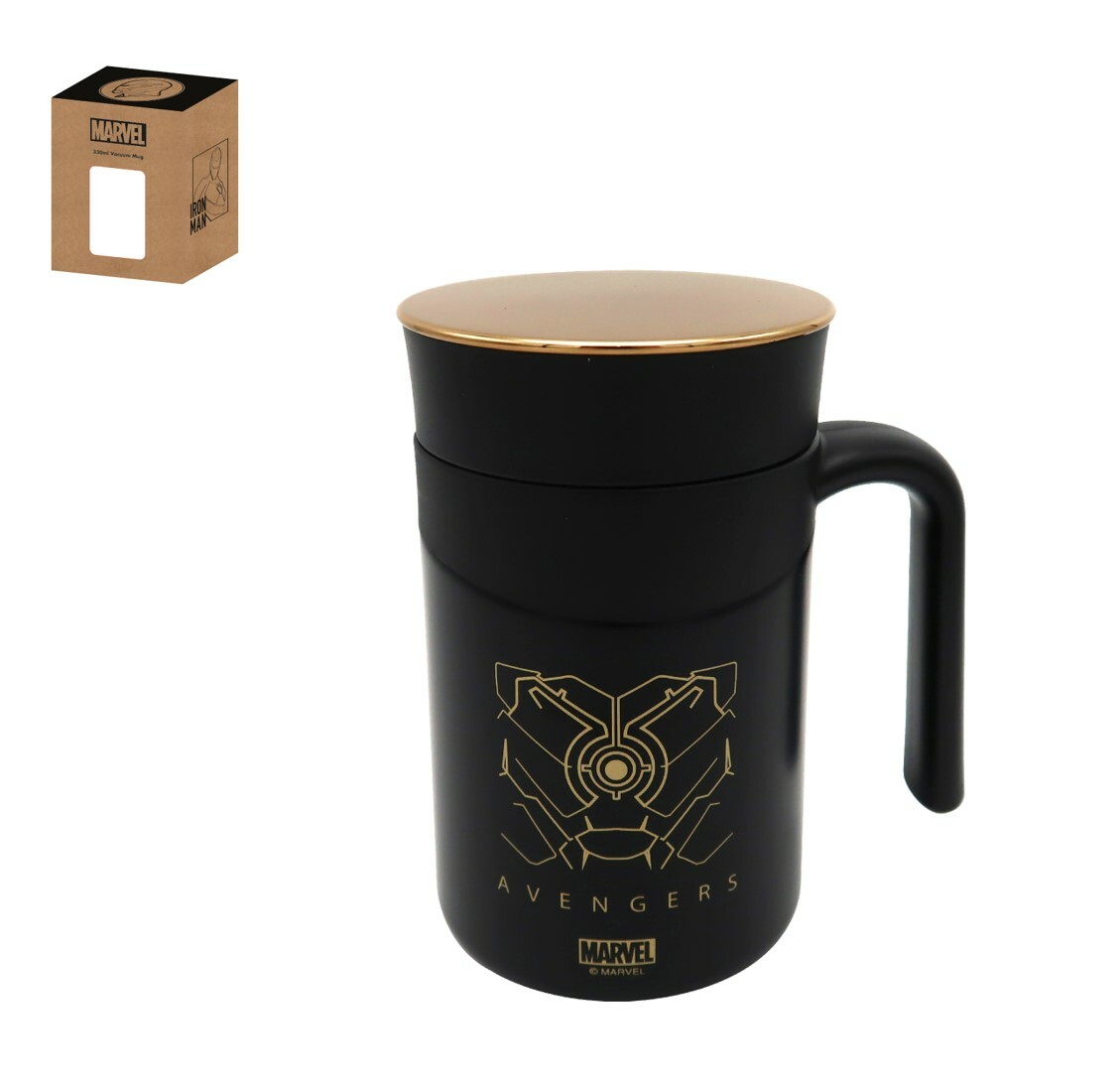 MARVEL|真空冷熱不鏽鋼保溫杯 保溫瓶-可拆式茶隔 | 鐵甲奇俠(300ml)