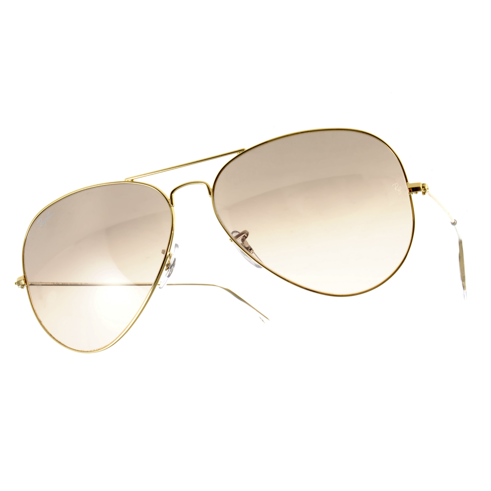 【RayBan】RB3025 001/3E-58mm 經典飛官框太陽眼鏡(水銀鏡面)