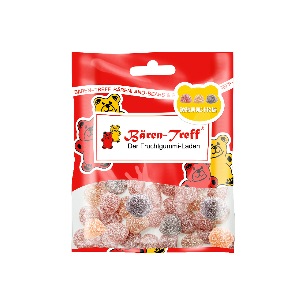 [Baren-Treff德國派對熊]酸醋栗果汁軟糖50g