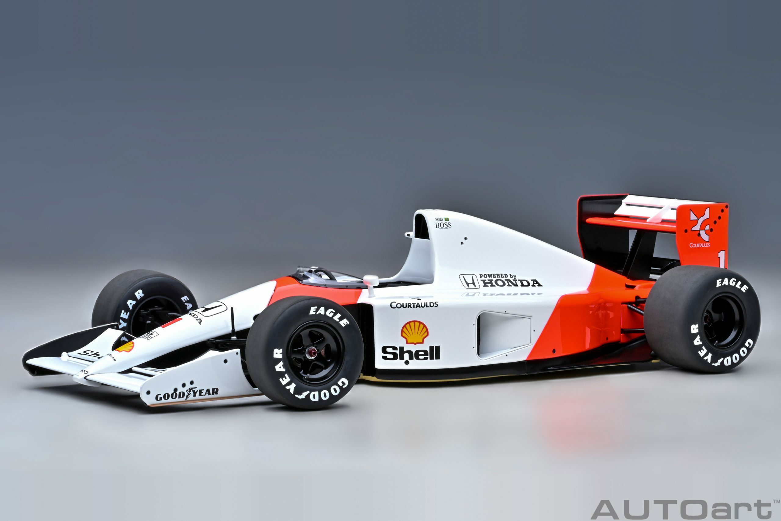 1/18 AUTOART McLaren Honda MP4/6 1991 #1 (without McLaren logo) (89150)