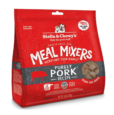 Stella's & Chewy's Meal Mixers Purely Pork Recipe．3.5oz/18oz