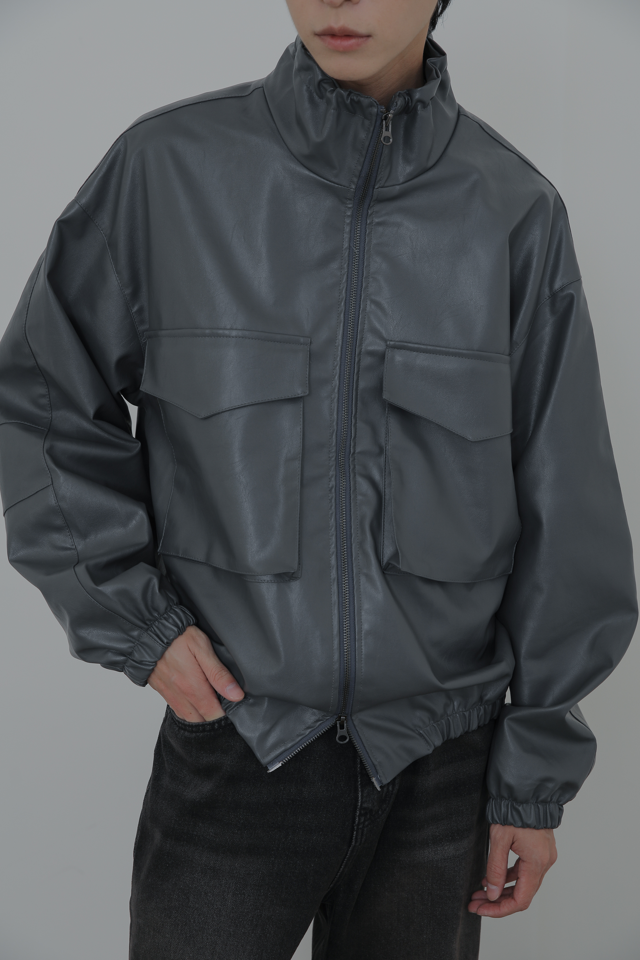 Try Leather Jacket #皮衣