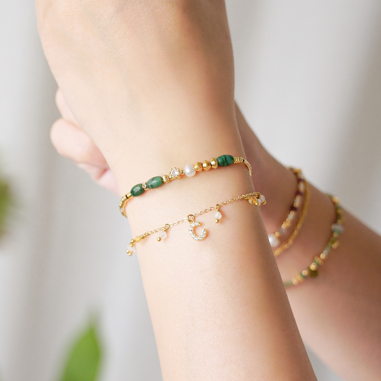 帕芙洛娃的的完美舞鞋 – 碧玉 – 手鍊