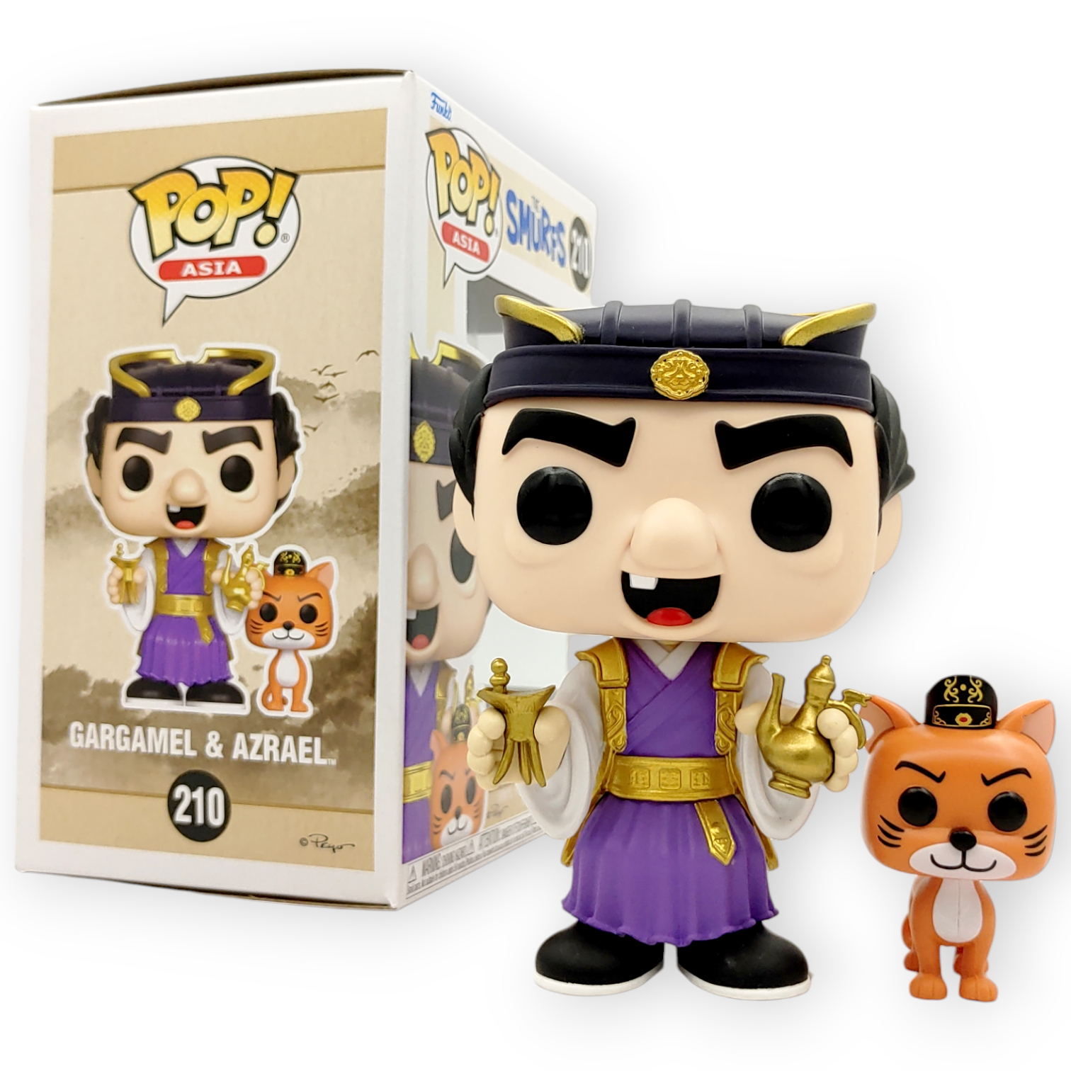 FUNKO POP<藍精靈>加達與阿沙(中國節慶版)-No.210