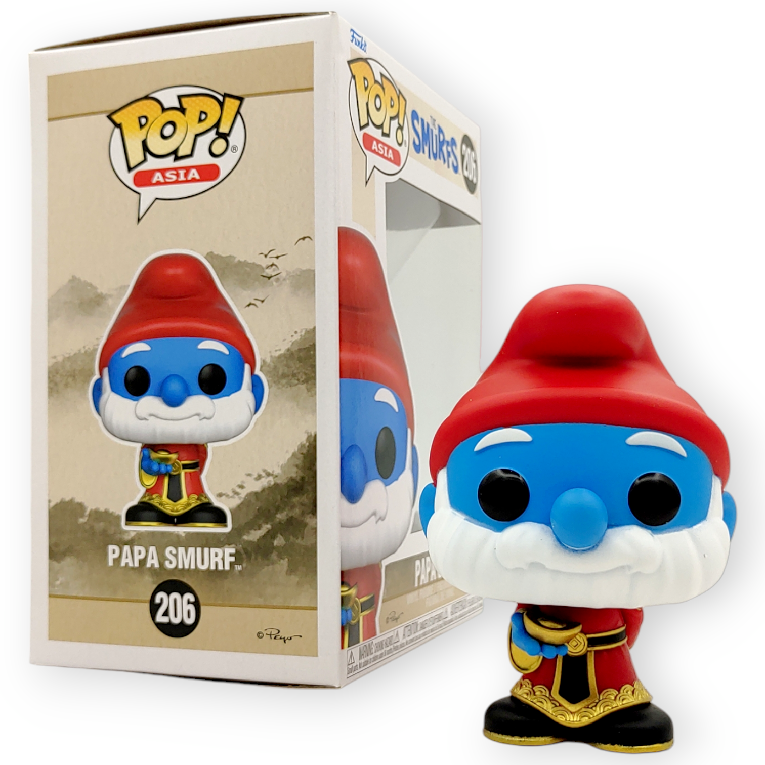 FUNKO POP<藍精靈>精靈爸爸(中國節慶版)-No.206