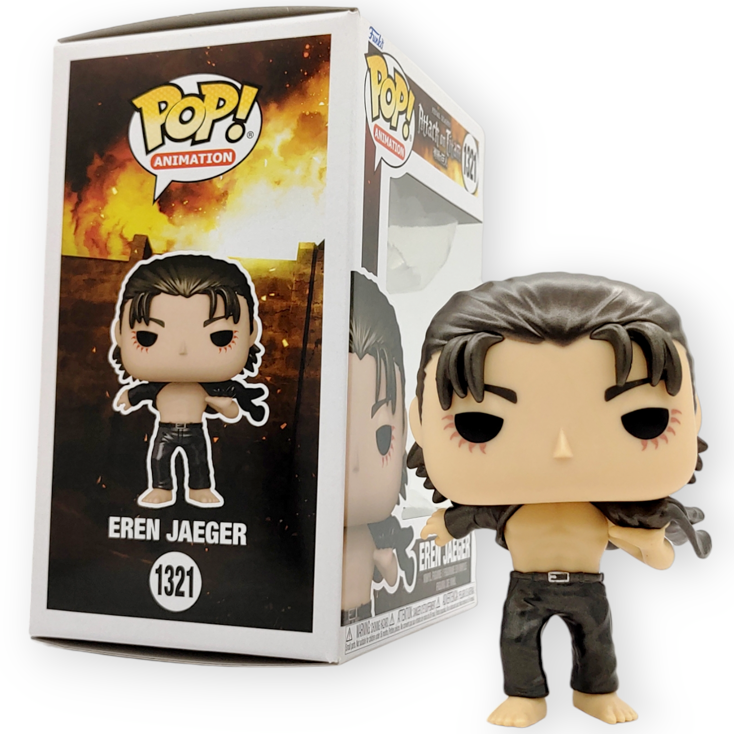 FUNKO POP <進擊之巨人>艾倫耶格_開衫(金屬色)-No.1321