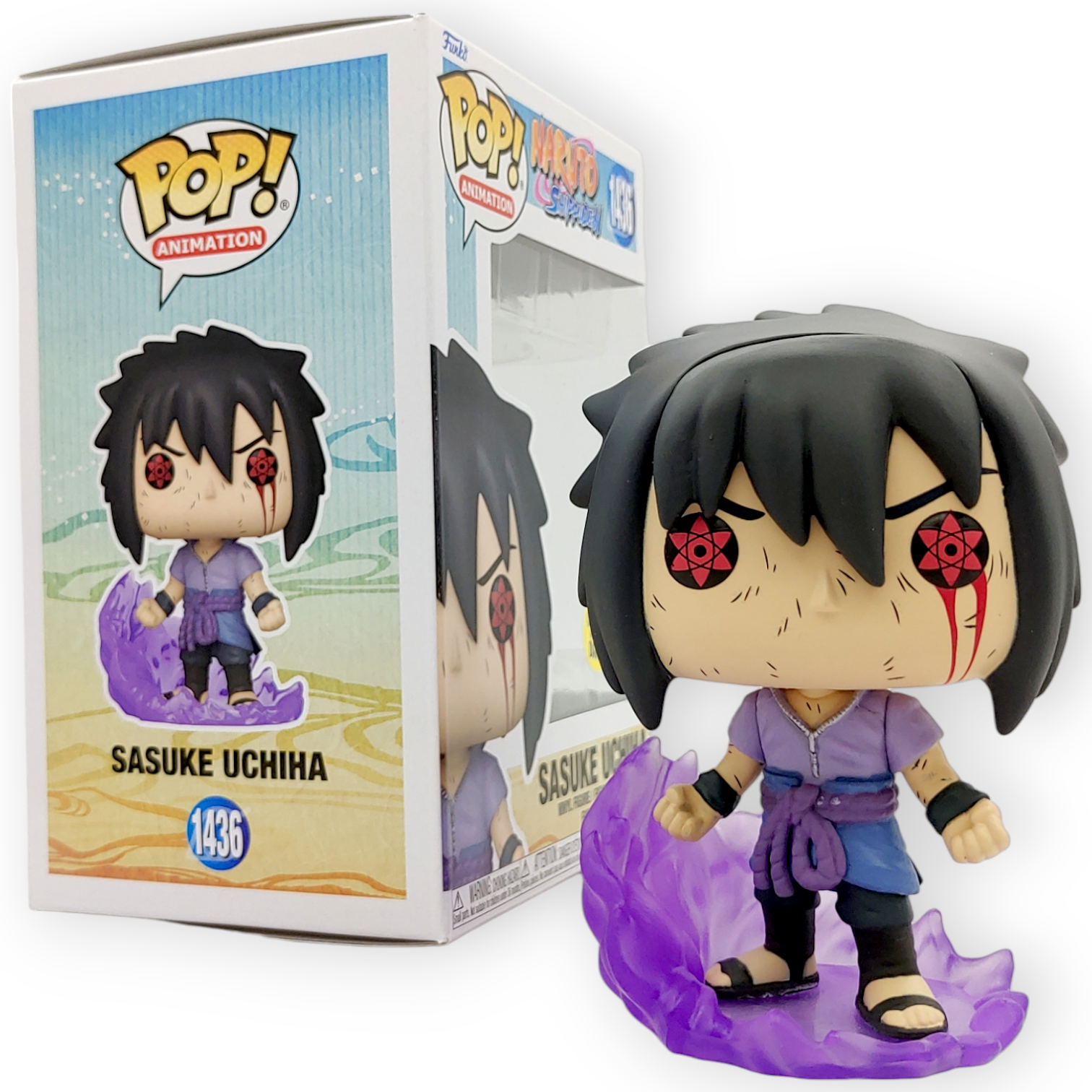 FUNKO POP <火影忍者>內輪佐助_天照_萬華鏡寫輪眼(夜光版)-No.1436