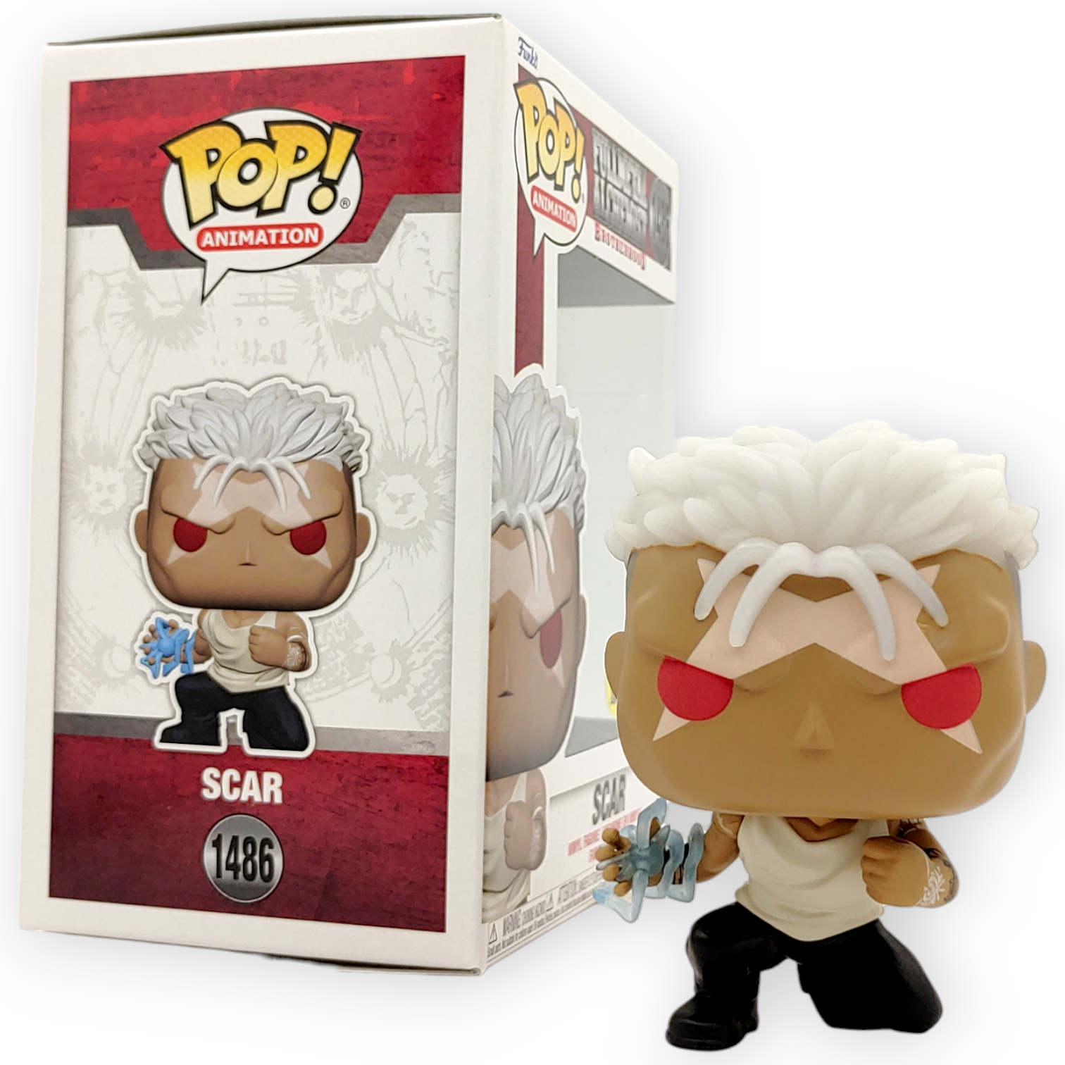 FUNKO POP <鋼之鍊金術師>傷疤人.斯卡(夜光版)-No.1486