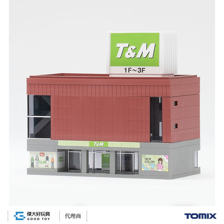 TOMIX 4056 建物 中型商務樓 (深紅)