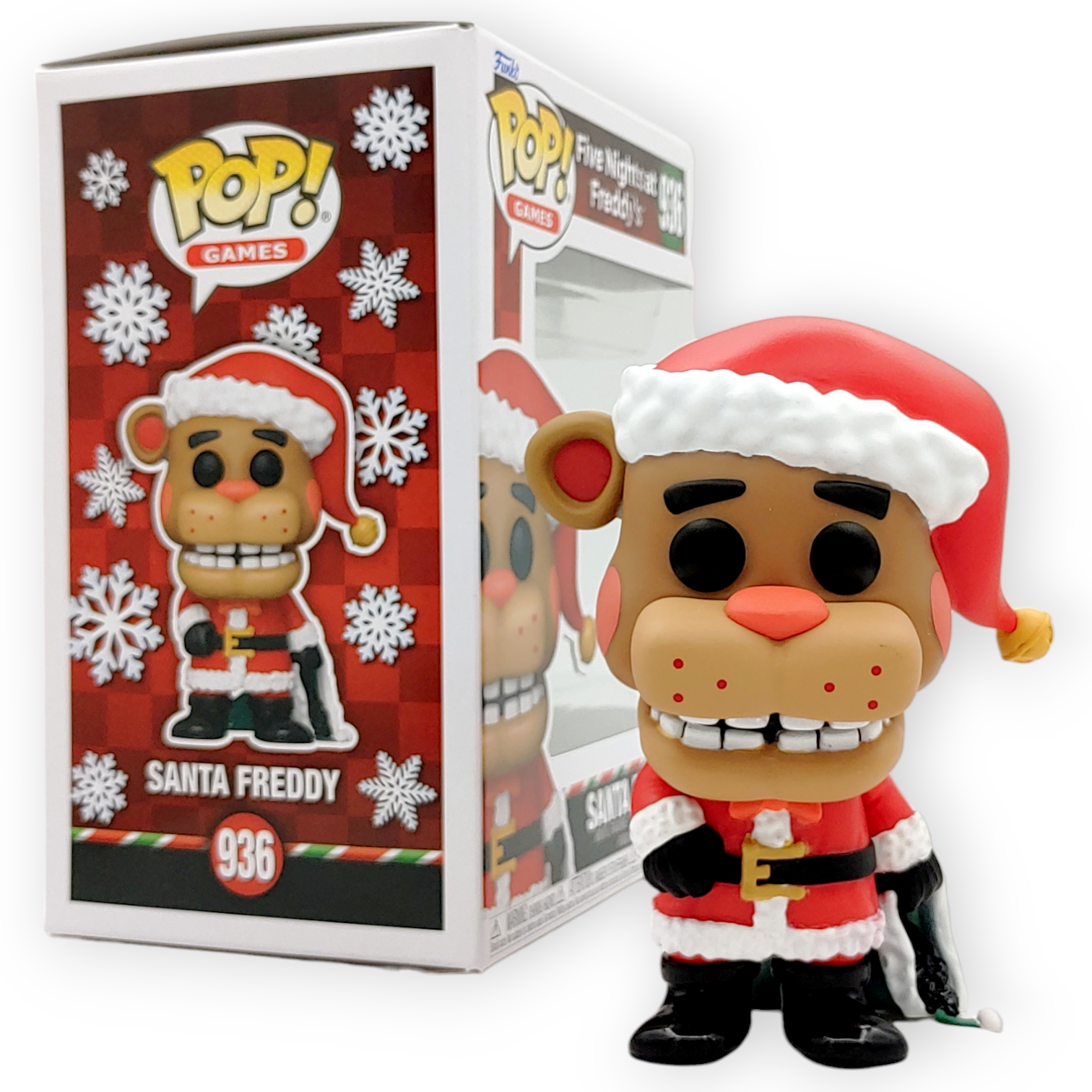 FUNKO POP<玩具熊的五夜後宮>聖誕佛萊迪Freddy_聖誕節 -No.936